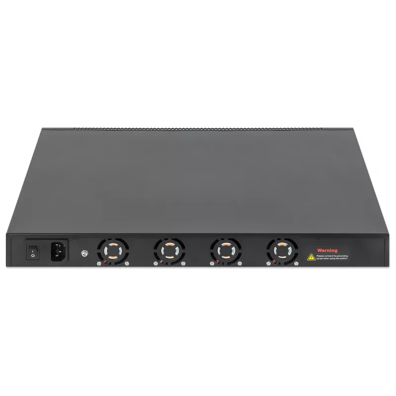 Comutador Intellinet 54 portas L3 Fully Managed PoE+ com 48 portas Gigabit Ethernet e 6 uplinks SFP+