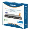 Comutador Intellinet 54 portas L3 Fully Managed PoE+ com 48 portas Gigabit Ethernet e 6 uplinks SFP+