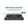Comutador Intellinet 9 portas 8 x 2,5G portas Ethernet e 1 uplink SFP+