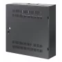 Armário de montagem em parede Intellinet Low-Profile 19 polegadas com 4U calhas horizontais e 2U verticais, caixa elegante e poupadora de espaço com apenas 170 mm de profundidade, ideal para aplicações AV, multimédia e vigilância, montado, preto RAL 7021