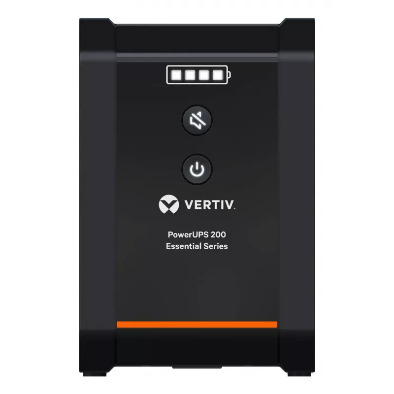 Vertiv PowerUPS 200 Essential PSA6E-600IT-SCH, 600VA/315W, line-interactive, 0,6 kVA, 315 W, senoidal, 140 V, 290 V