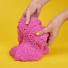 Kinetic Sand, 2 lbs areia de brincar Crystal Pink com brilho (embalagem pode variar), areia sensorial moldável para crianças a partir dos 3 anos