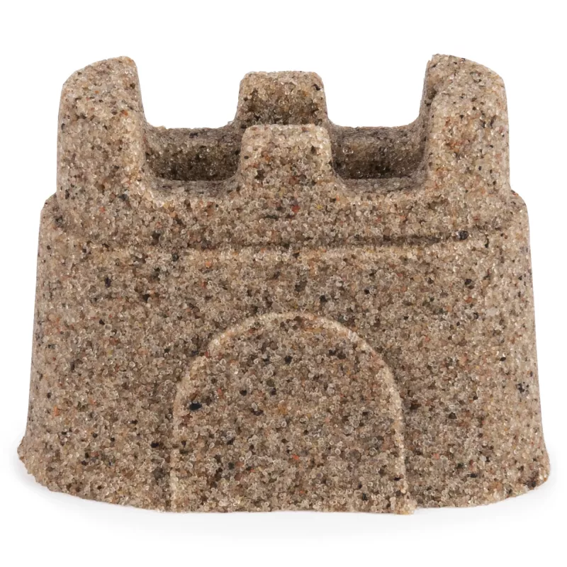 Kinetic Sand, 5,5 lbs (2,5 kg) areia de brincar castanho-natural para arte e artesanato, caixa de areia, Amazon Exclusive (embalagem pode variar), brinquedos sensoriais moldáveis, a partir dos 3 anos