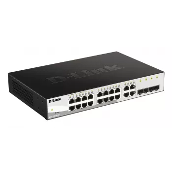 D-Link switch Gigabit Smart Managed de 20 portas incluindo 4 portas SFP