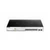 D-Link switch Gigabit PoE+ Smart Managed de 10 portas incluindo 2 portas SFP