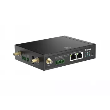 D-Link gateway IIoT 4G LTE, gateway móvel, preto, 4G, LTE, LTE, MicroSD (TransFlash), externo