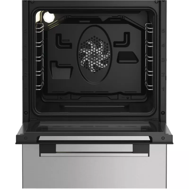 Fogão independente Whirlpool W5G8LMX elétrico gás aço inoxidável