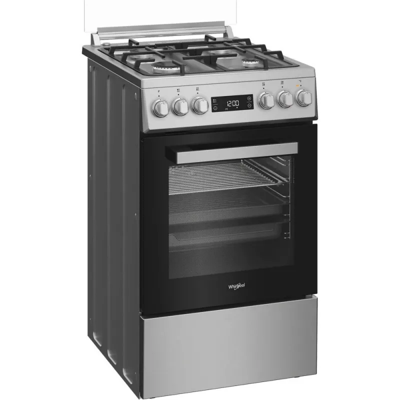 Fogão independente Whirlpool W5G8LMX elétrico gás aço inoxidável