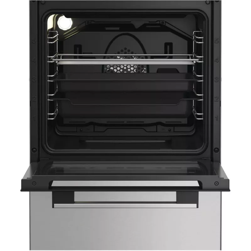 Fogão independente Whirlpool W5G8LMX elétrico gás aço inoxidável