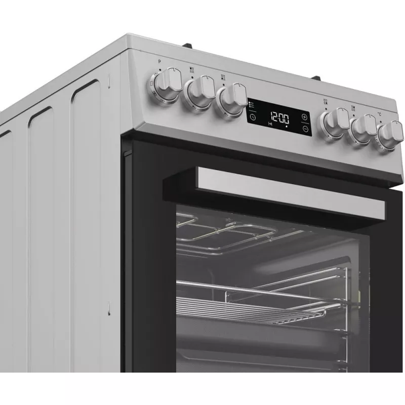 Fogão independente Whirlpool W5G8LMX elétrico gás aço inoxidável