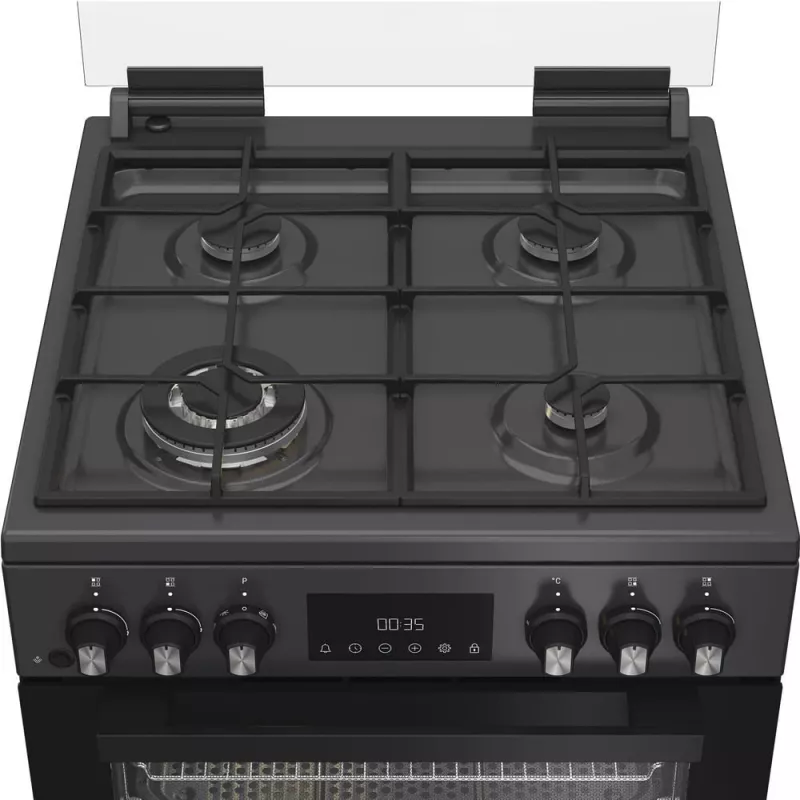 Fogão independente Whirlpool 859991716090 elétrico gás preto