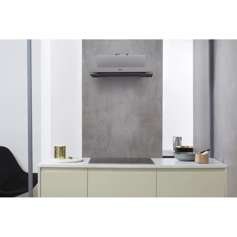 Whirlpool AKR 749/1 IX Semi-integrada (extrátil) cinzento 304 m³/h