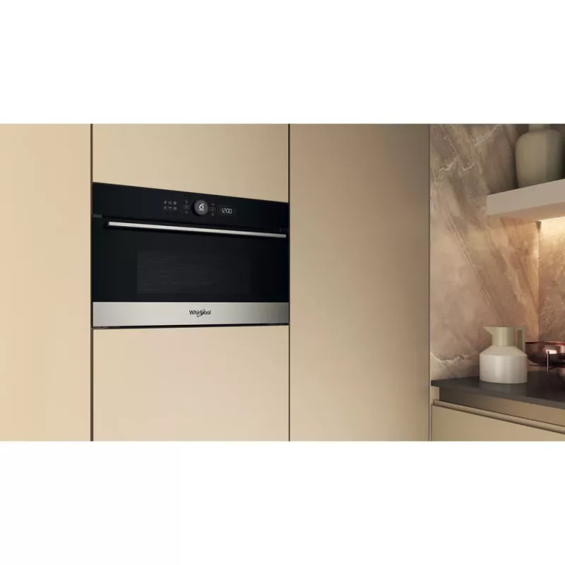 Whirlpool WMD54MX Micro-ondas com grelhador encastrável preto, aço inoxidável 31 L 1000 W