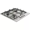 Whirlpool TGML 650 IX Placa de encastrar em aço inoxidável 58 cm gás 4 zonas de cozedura