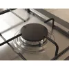 Whirlpool TGML 650 IX Placa de encastrar em aço inoxidável 58 cm gás 4 zonas de cozedura