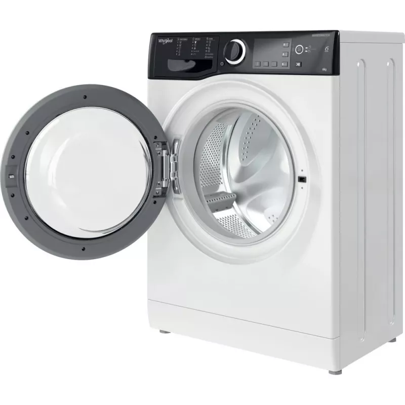 Whirlpool WRBSB 6249 S EU Máquina de lavar roupa de carga frontal 6 kg 1151 rpm preto, branco