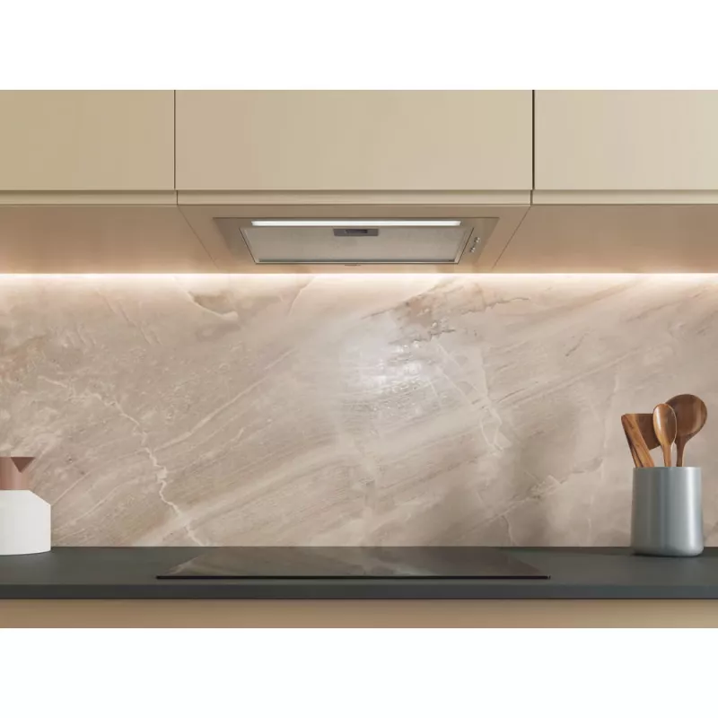 Whirlpool WCTH 63F LEB X Exaustor encastrável aço inoxidável 600 m³/h