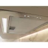 Whirlpool WCTH 63F LEB X Exaustor encastrável aço inoxidável 600 m³/h