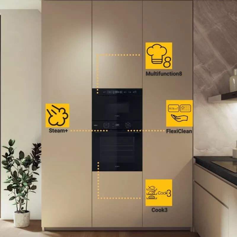 Whirlpool OMSK58RU1SB 71 L preto