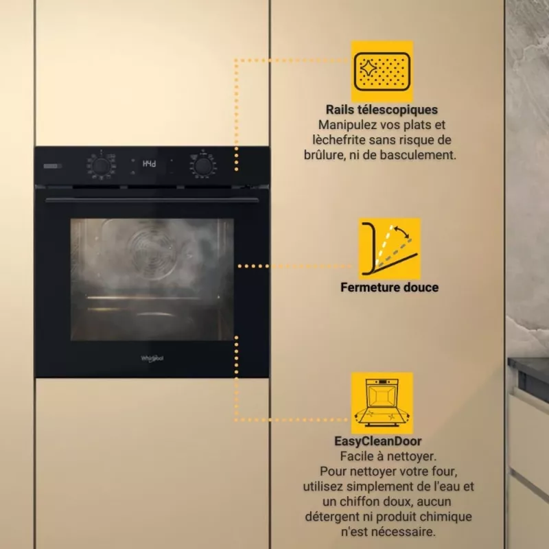 Whirlpool OMSK58RU1SB 71 L preto