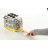 Ariete 0155/0P 6 2 fatias 810 W azul, amarelo