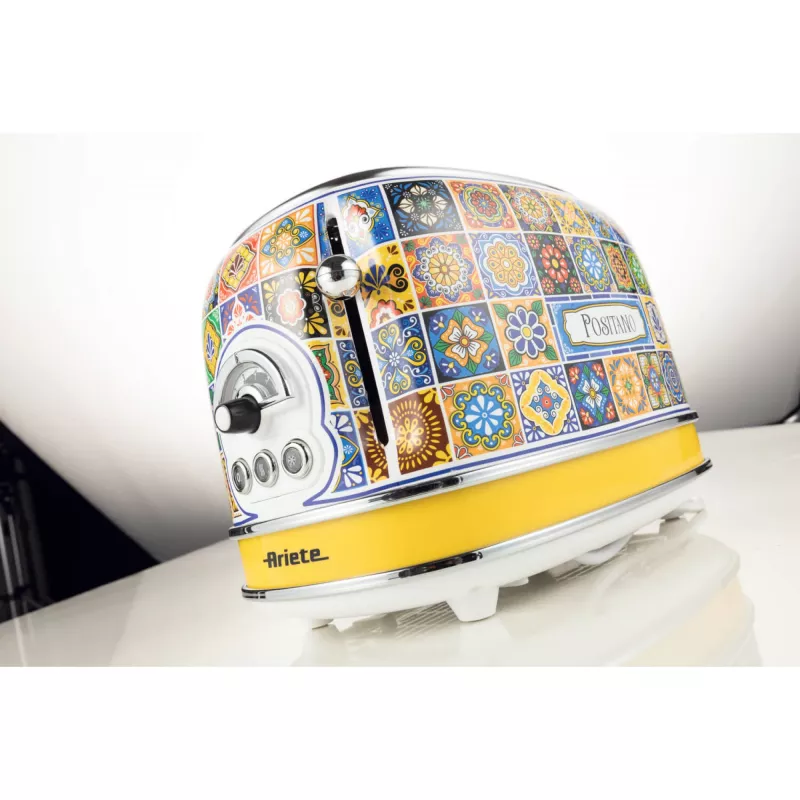 Ariete 0155/0P 6 2 fatias 810 W azul, amarelo