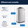 De’Longhi PAC EM82 Climatizador portátil 63 dB 1000 W branco