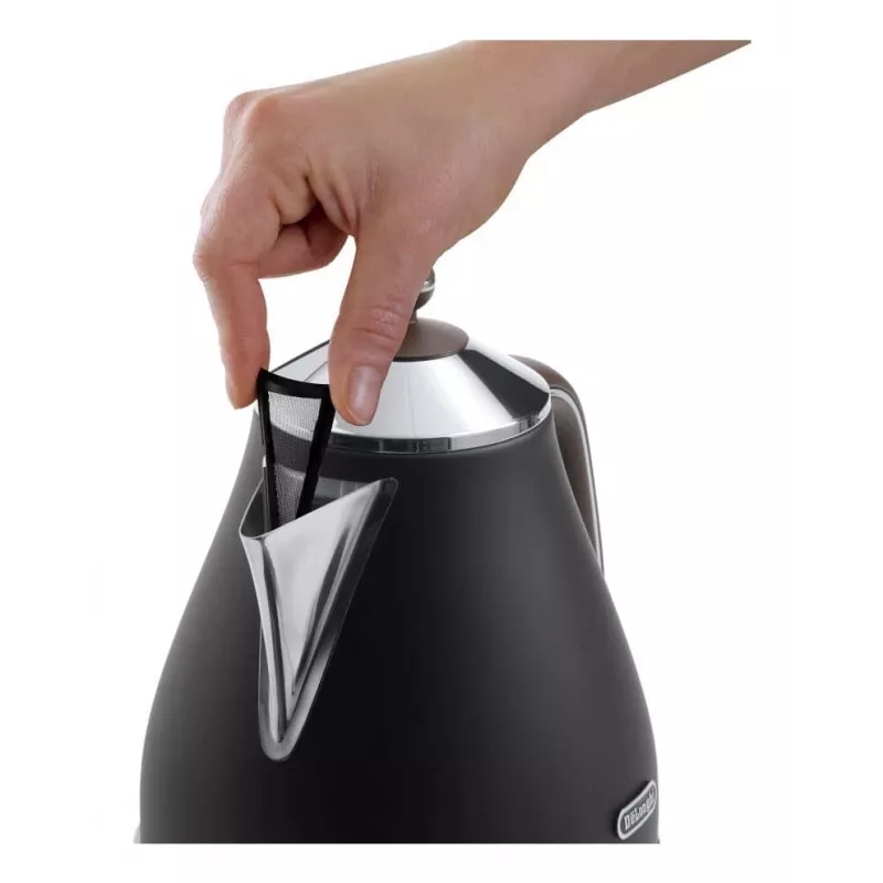 De’Longhi KBOV 2001.BK Chaleira 1,7 l 2000 W preto, castanho