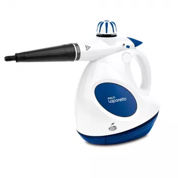 Polti Vaporetto First Limpador a vapor portátil 0,2 L 1000 W azul, branco