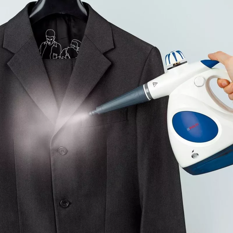 Polti Vaporetto First Limpador a vapor portátil 0,2 L 1000 W azul, branco