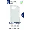 Cellularline Clear Protect - Capa rígida para iPhone 16e/17e com bordas de borracha