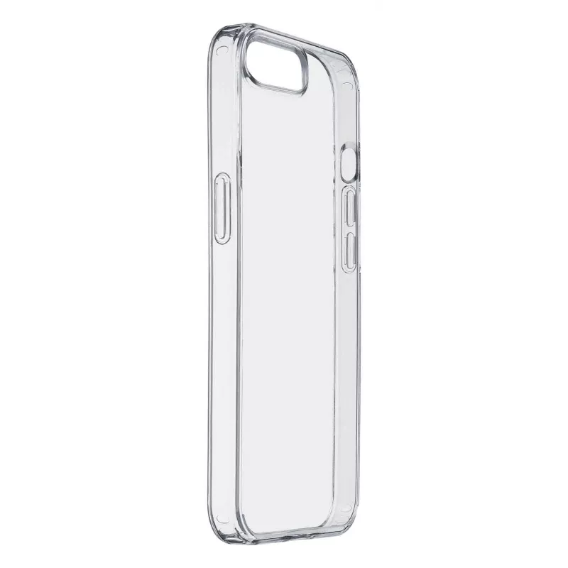 Cellularline Clear Protect - Capa rígida para iPhone 16e/17e com bordas de borracha