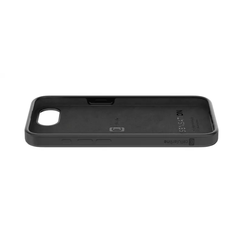 Cellularline Sensation - Capa de silicone soft-touch para iPhone 16e/17e com tecnologia antibacteriana Microban® integrada