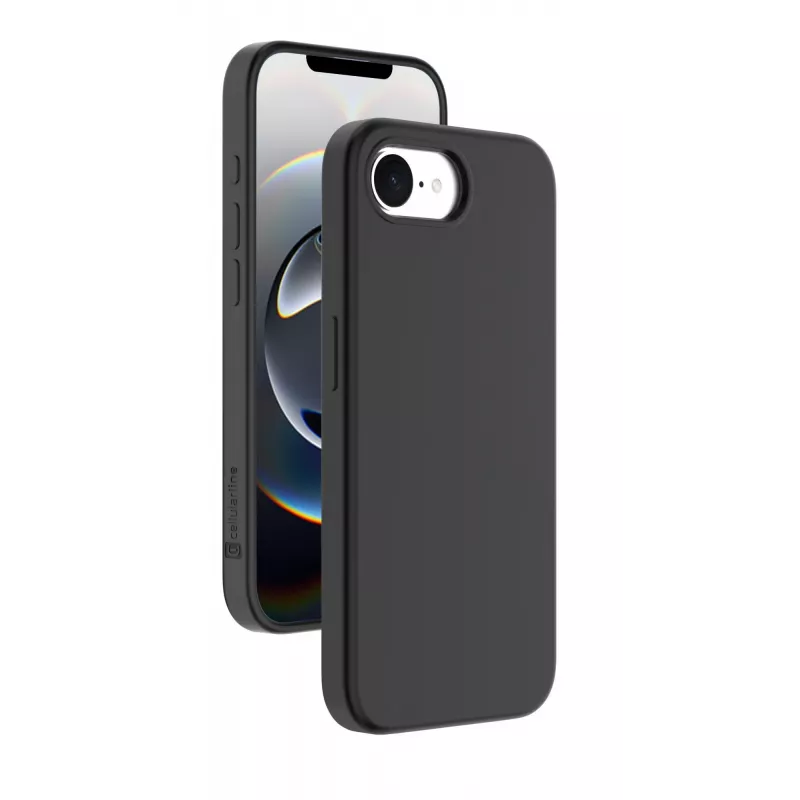 Cellularline Sensation - Capa de silicone soft-touch para iPhone 16e/17e com tecnologia antibacteriana Microban® integrada