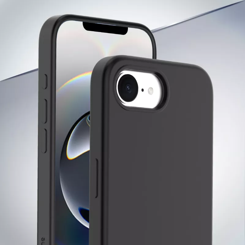 Cellularline Sensation - Capa de silicone soft-touch para iPhone 16e/17e com tecnologia antibacteriana Microban® integrada