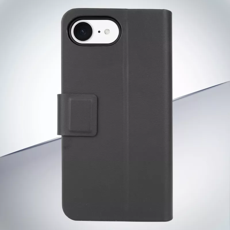 Cellularline Book Agenda - Capa tipo livro para iPhone 16e/17e em pele sintética com fecho magnético