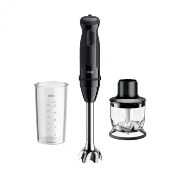 Braun MultiQuick 3 MQ30201M 0,6 l varinha mágica 900 W preto, aço acetinado