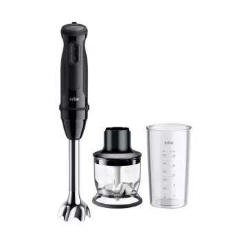 Braun MultiQuick 3 MQ30201M 0,6 l varinha mágica 900 W preto, aço acetinado