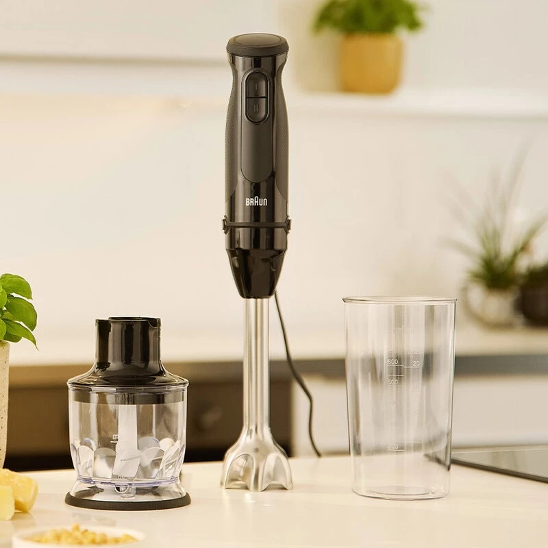 Braun MultiQuick 3 MQ30201M 0,6 l varinha mágica 900 W preto, aço acetinado