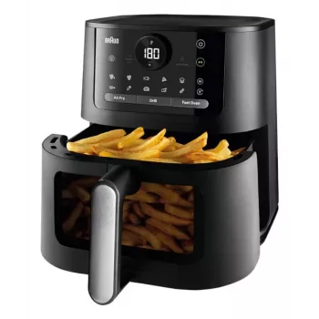 Braun HF 5075 fritadeira de ar quente 2000 W preto, cinzento