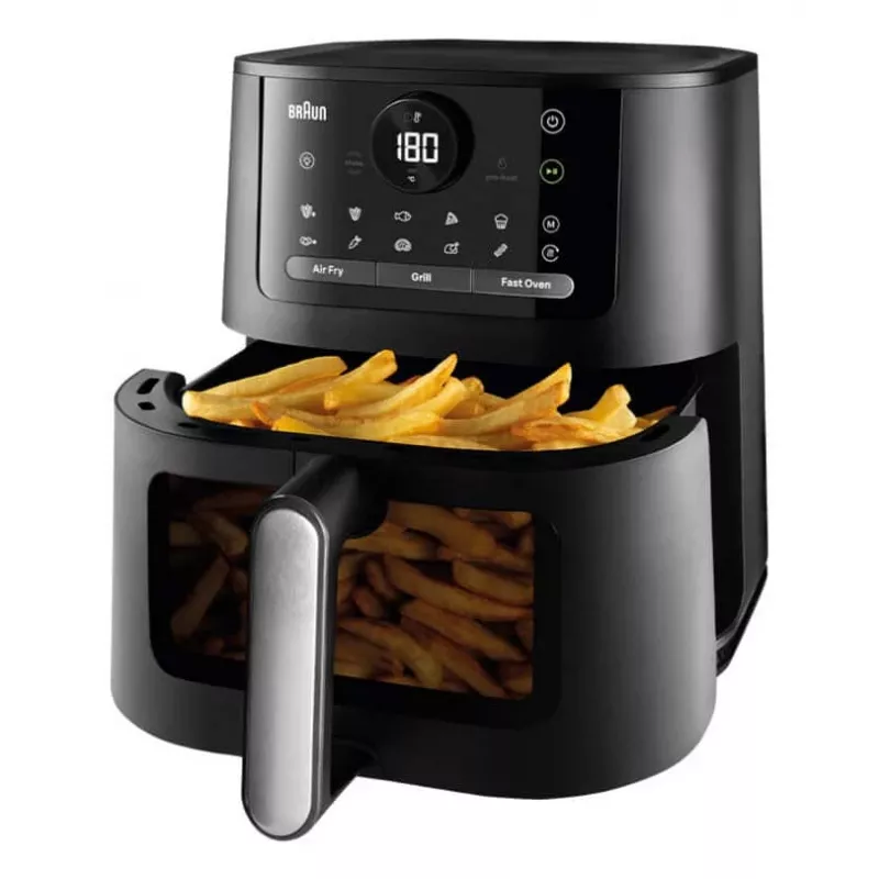 Braun HF 5075 fritadeira de ar quente 2000 W preto, cinzento