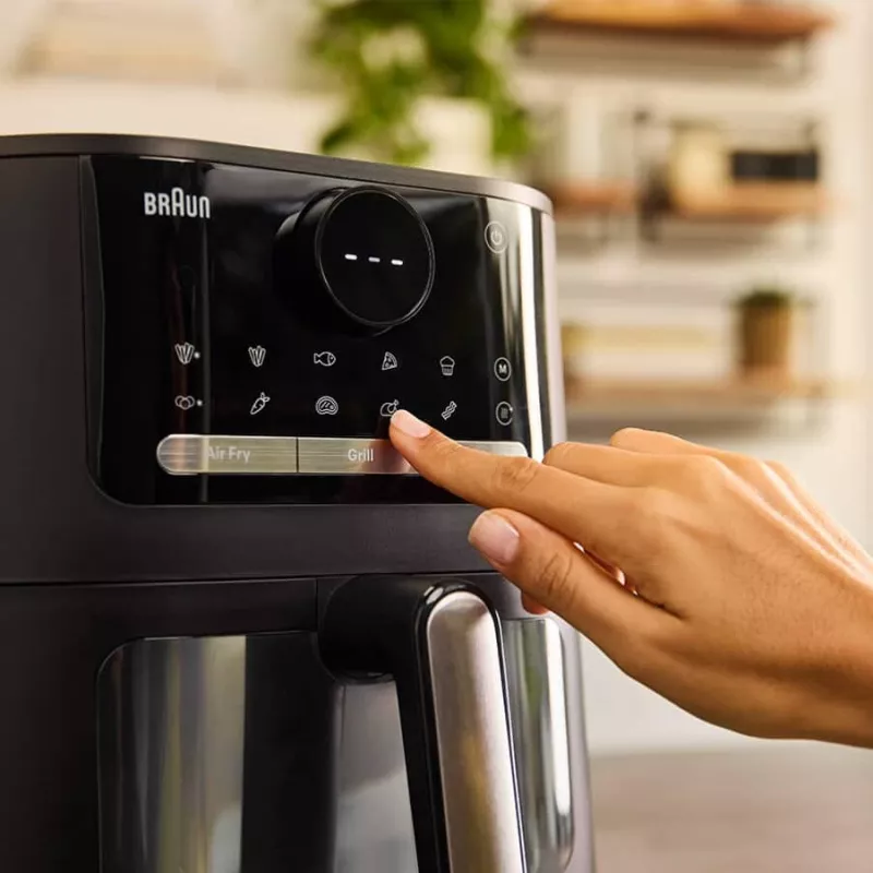 Braun HF 5075 fritadeira de ar quente 2000 W preto, cinzento