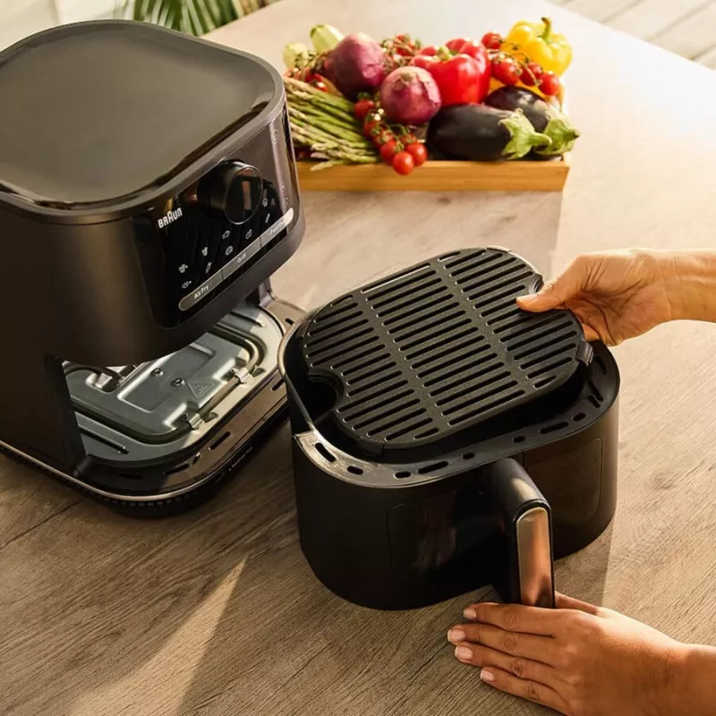 Braun HF 5075 fritadeira de ar quente 2000 W preto, cinzento