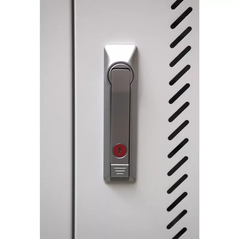 Techly I-CABINET-30DUTY carrinho/armário de gestão de equipamentos portátil Branco, Azul
