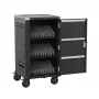Ewent EW1700 carrinho/armário de gestão de equipamentos portátil Preto, Cinzento
