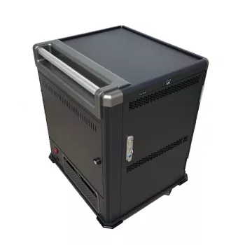Ewent EW1703 carrinho/armário de gestão de equipamentos portátil Preto, Cinzento