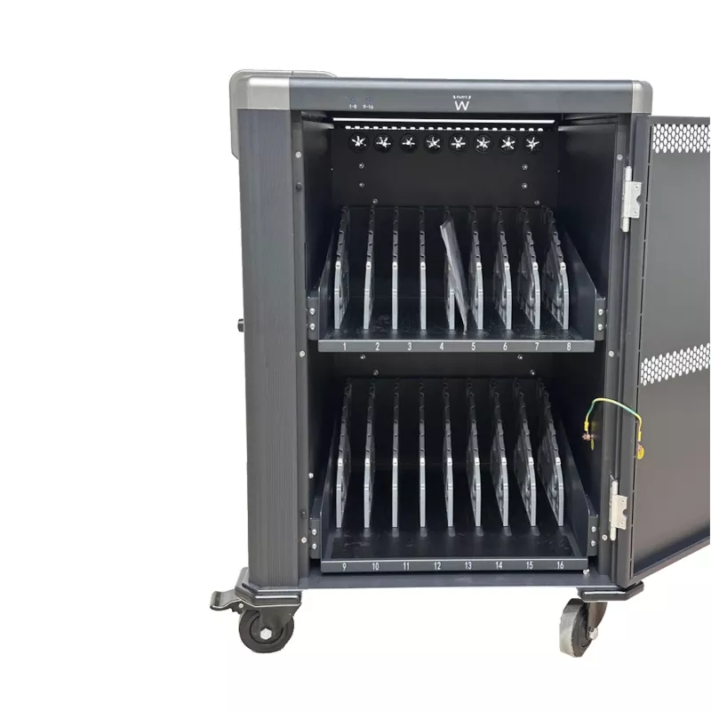 Ewent EW1703 carrinho/armário de gestão de equipamentos portátil Preto, Cinzento
