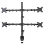 Techly ICA-LCD 382-Q Suporte de monitor / base 68,6 cm (27 polegadas) secretária preto