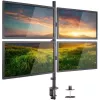 Techly ICA-LCD 382-Q Suporte de monitor / base 68,6 cm (27 polegadas) secretária preto