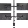 Techly ICA-LCD 382-Q Suporte de monitor / base 68,6 cm (27 polegadas) secretária preto
